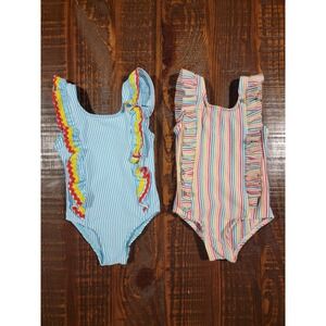 Adventurewear 360 Baby Girl Swimsuit Lot Size 12 Months